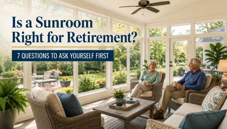 Is a Sunroom Right for Retirement? 7 Questions to Ask Yourself First